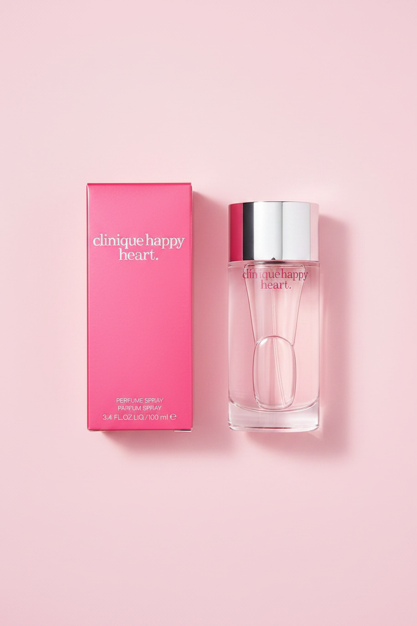 Clinique Happy Heart EDP flat lay with box